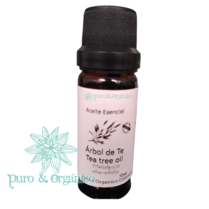 PUROYORGANICO Aceite Esencial de Árbol del Té 10ml Puro Tea Tree Oil