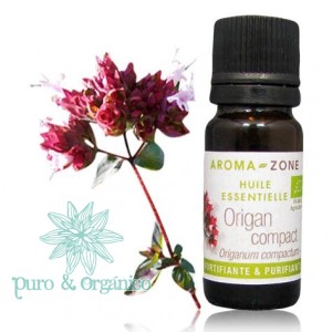 Aroma Zone Aceite Esencial de Oregano Compacto 10ml Organico Puro 100% 