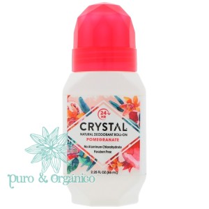 Desodorante Crystal Body Granada 66ml natural sin Aluminio Bogota