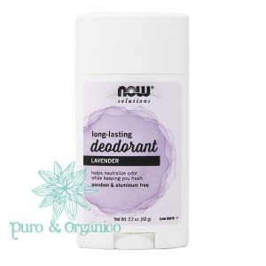 Now Solutions Desodorante Natural en barra con Lavanda Refrescante 62gr 