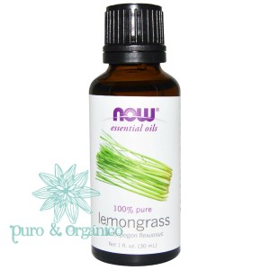 Now Foods Aceite esencial de Limonaria 30ml Puro 100% Lemongrass oil