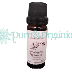 PUROYORGANICO Aceite Esencial de Árbol del Té 10ml Puro Tea Tree Oil
