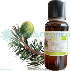 Aceite Esencial de Cedro 30ml Bio Organico Atlas Cedar oil Cedre