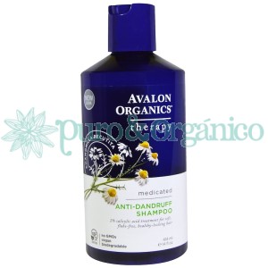 Avalon Organics Shampu Anticaspa con Manzanilla 414ml Promo1