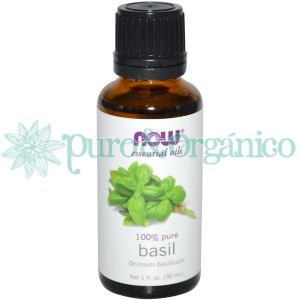 NOW Aceite Esencial de Albahaca 30ml Puro 100% Basil oil