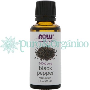 Now Foods Aceite Esencial de Pimienta 30ml Puro Bogota Colombia (Black pepper oil)