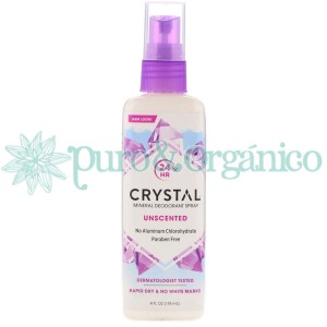 Crystal Clear Desodorante Mineral Natural Sin Fragancia 118ml Spray Bogotá, Colombia 
