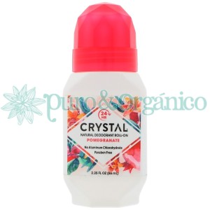 Crystal Body Desodorante Natural con Granada 66ml natural sin Aluminio Bogota