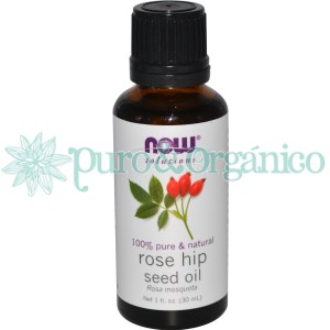 Now Aceite De Semillas de Rosa Mosqueta 100% Puro Y Natural 30ml (Rose Hip Seed Oil)