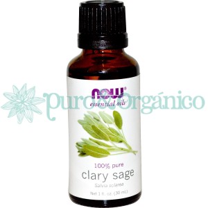 NOW Aceite Esencial de Salvia 30 ml Puro Clary Sage Oil