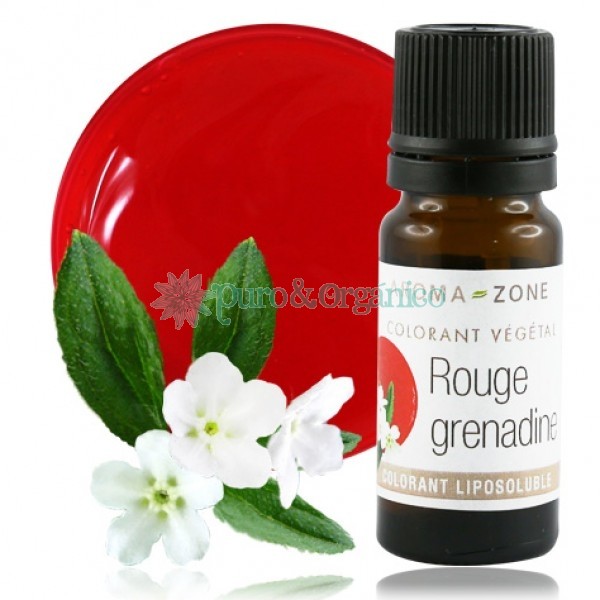 Aroma Zone Colorante natural Rojo 10ml Rouge Grenadine