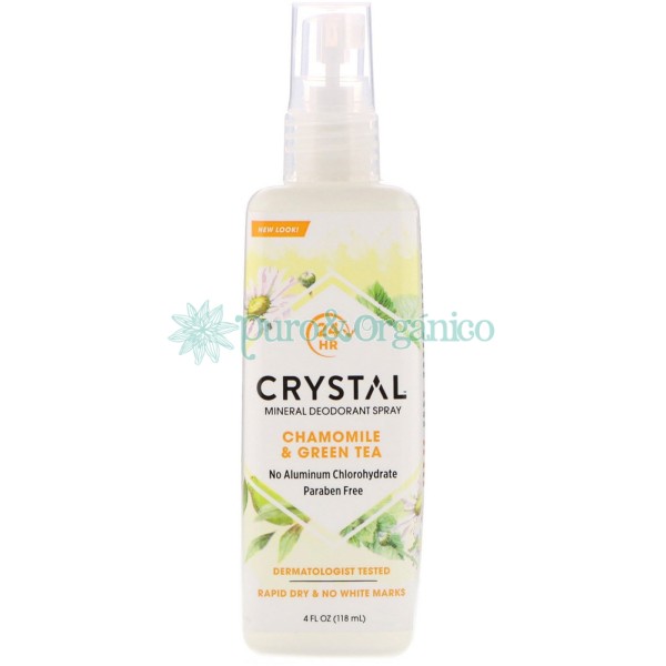 Crystal Essence Desodorante Con Manzanilla Y arbol Te 118ml Spray Bogota Colombia