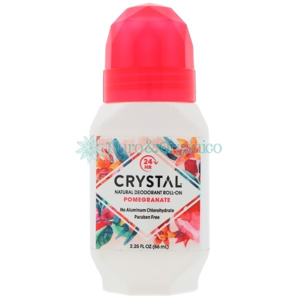 Desodorante Crystal Body Granada 66ml natural sin Aluminio Bogota