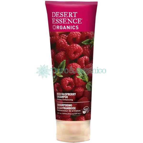 Shampoo Con Frambuesa Desert Essence  Organico  237ml