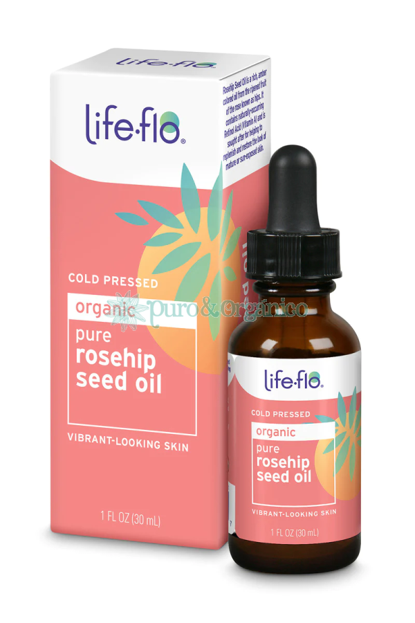 Life Flo Aceite de Rosa Mosqueta Organico 30ml Puro rosehipseed oil Bogota Colombia