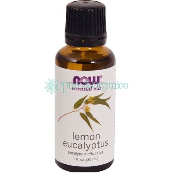 Now Aceite Esencial de Eucalipto Limon 30ml Puro (Eucaliptus Citriodora) (Puroyorganico Colombia)