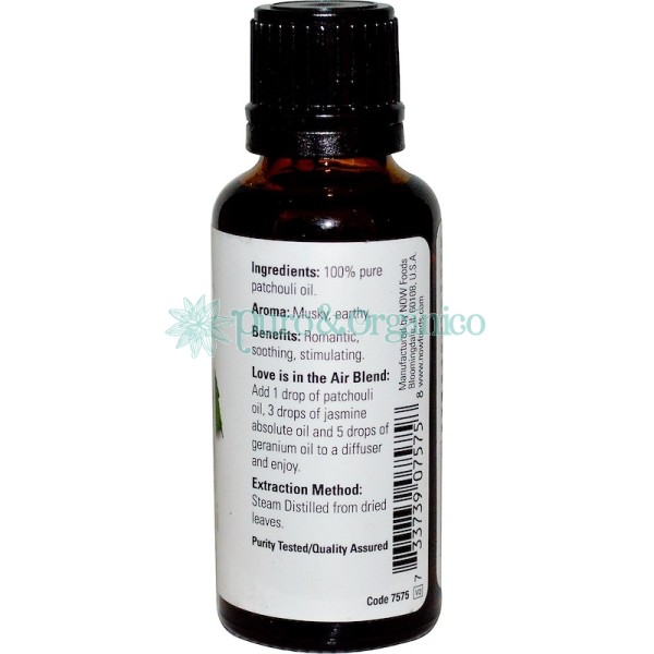 Aceite Esencial Pachuli 30ml patchuli ( Pogostemon Cablin)